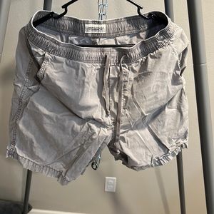 American eagle gray volley short gently worn size M elastic waist